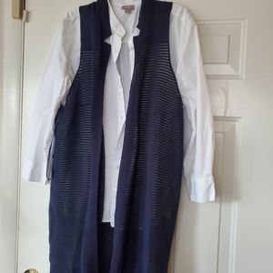 Chico's Long Cardigan Vest size 2